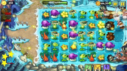 Plants vs. Zombies 2 - Epic Quest: Beghouled Blitz! - Stage 4 [4K 60FPS]