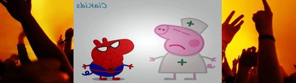 Peppa Pig Português Homem Aranha Spiderman vs Joker vs Frozen Elsa vs Doctor vs Venom vs Iron Man