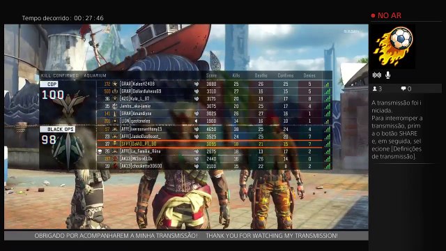 *BO3* HARDCORE KILL CONFIRMED LIVE SHOW! PORTUGAL KILLA (71)