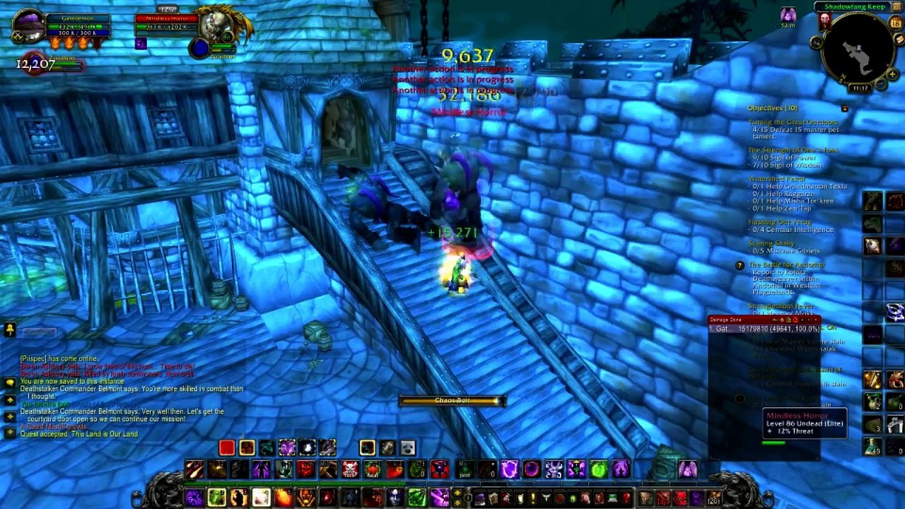 Worl of warcraft Shadowfang Keep Solo Run for Achievement & thx for all the nice comments