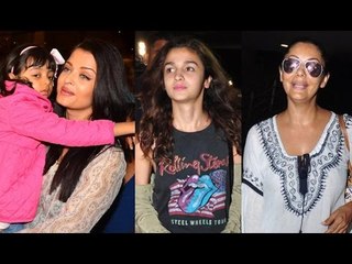 Aishwarya Rai Bachan, Alia Bhatt & Gauri Khan | Airport Spotting 17 May 2016