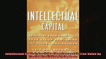 For you  Intellectual Capital Realizing Your Companys True Value by Finding Its Hidden Brainpower