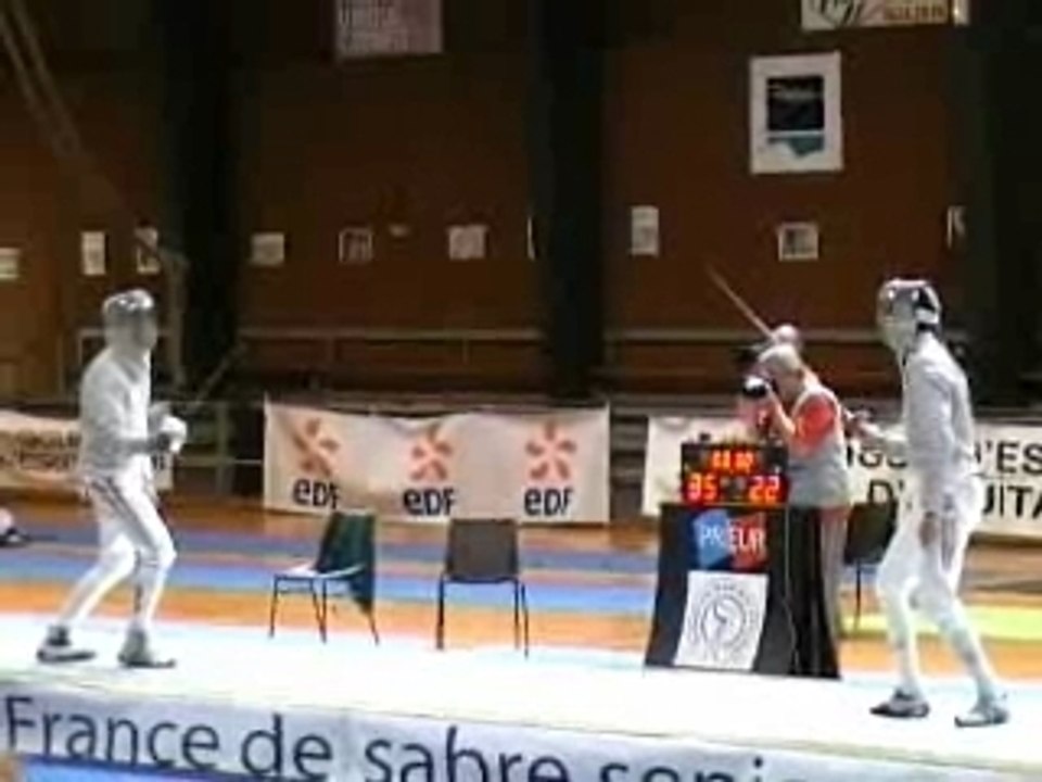 FINALE CHAMPIONNAT FRANCE SABRE SENIORS 1° DIV. 2° PARTIE