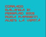 Corrado Malanga 21/02/2009 Roma parte 32/36 Rapimenti Alieni: La verità