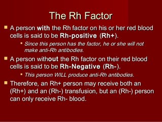 Rh blood compatibility and its importance during pregnanc