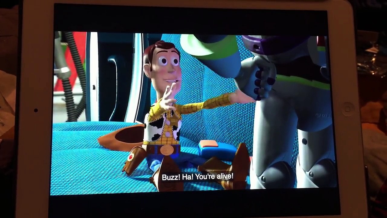 Toy Story 1 Woody And Buzz Fight Woody Toss - Jay Z