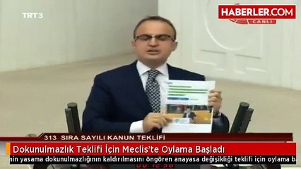 Dokunulmazlık Oylaması..