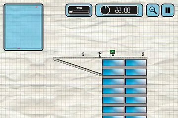 Stickman Base Jumper Stage 2 - Level 10