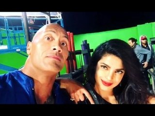 BAYWATCH Set Video with Dwayne Johnson and Sexy Villainess Priyanka Chopra (2016) HD