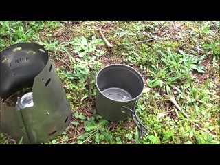 Don Pedro does Trail Designs Ti Tri Fissure alcohol stove test