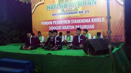 Haflah Banat 1 Syekhona kholil banjari Nurul Kholil