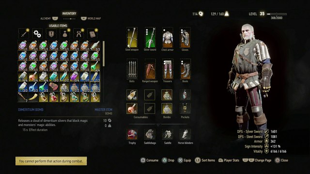 WITCHER 3 DEATH MARCH! WALKTHROUGH 304 TOAD 'PRINCE' BOSS