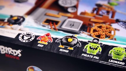 Lego Angry Birds Movie Piggy Pirate Ship Speed Build (75825)