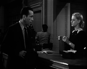 "I collect blondes and bottles too" - The Big Sleep