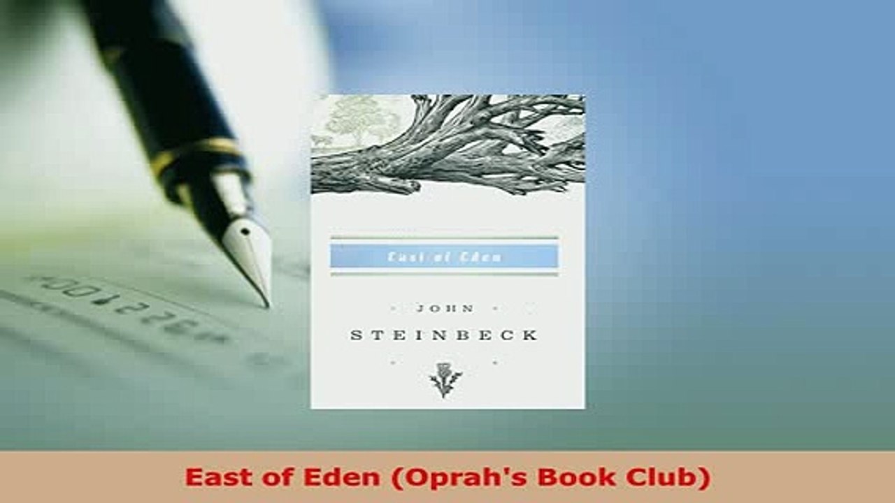 Download  East of Eden Oprahs Book Club Free Books