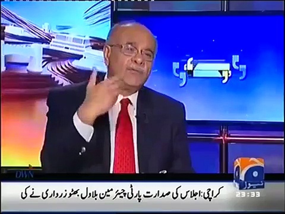 Najam Sethi Fazal ur Rehman ki chitrol krty hue