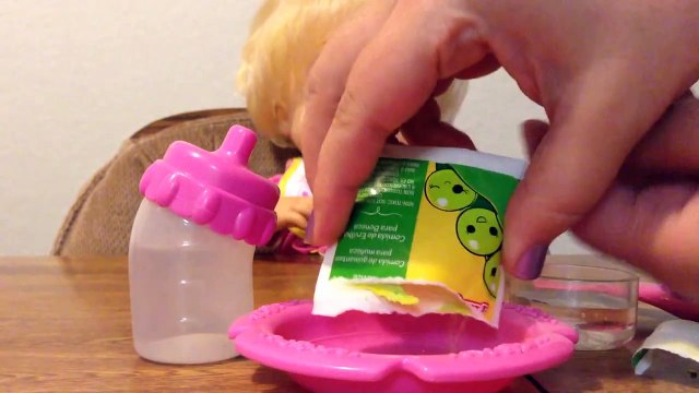 Baby Alive Feeding and Changing Video with Peas Doll Food