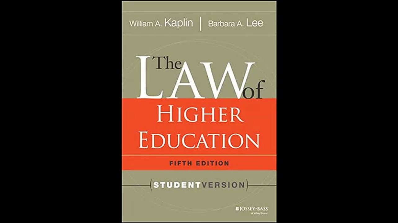 The Law of Higher Education 5th Edition Student Version(063142-093040)