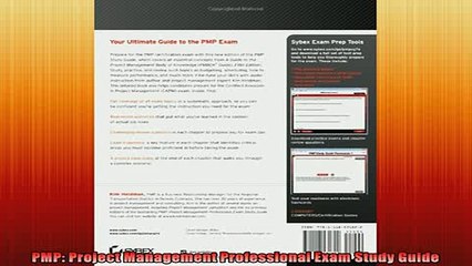 FREE EBOOK ONLINE  PMP Project Management Professional Exam Study Guide Free Online