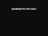 [PDF] QuickBooks Pro 2011: Level 1 [Download] Online
