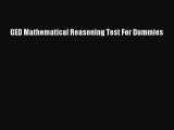 PDF GED Mathematical Reasoning Test For Dummies Free Books