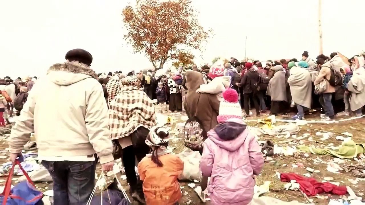 WHERE ARE YOU NOW Song Of Syria" Kurdish Girl 23 October 2015 Rigonce, Slovenia border