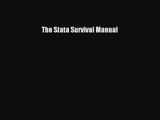 Download The Stata Survival Manual PDF Free