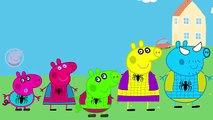 Peppa pig Family Attacked Monster Finger Family  Nursery Rhymes Lyrics