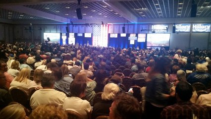 What happened at the Nevada Democratic convention?