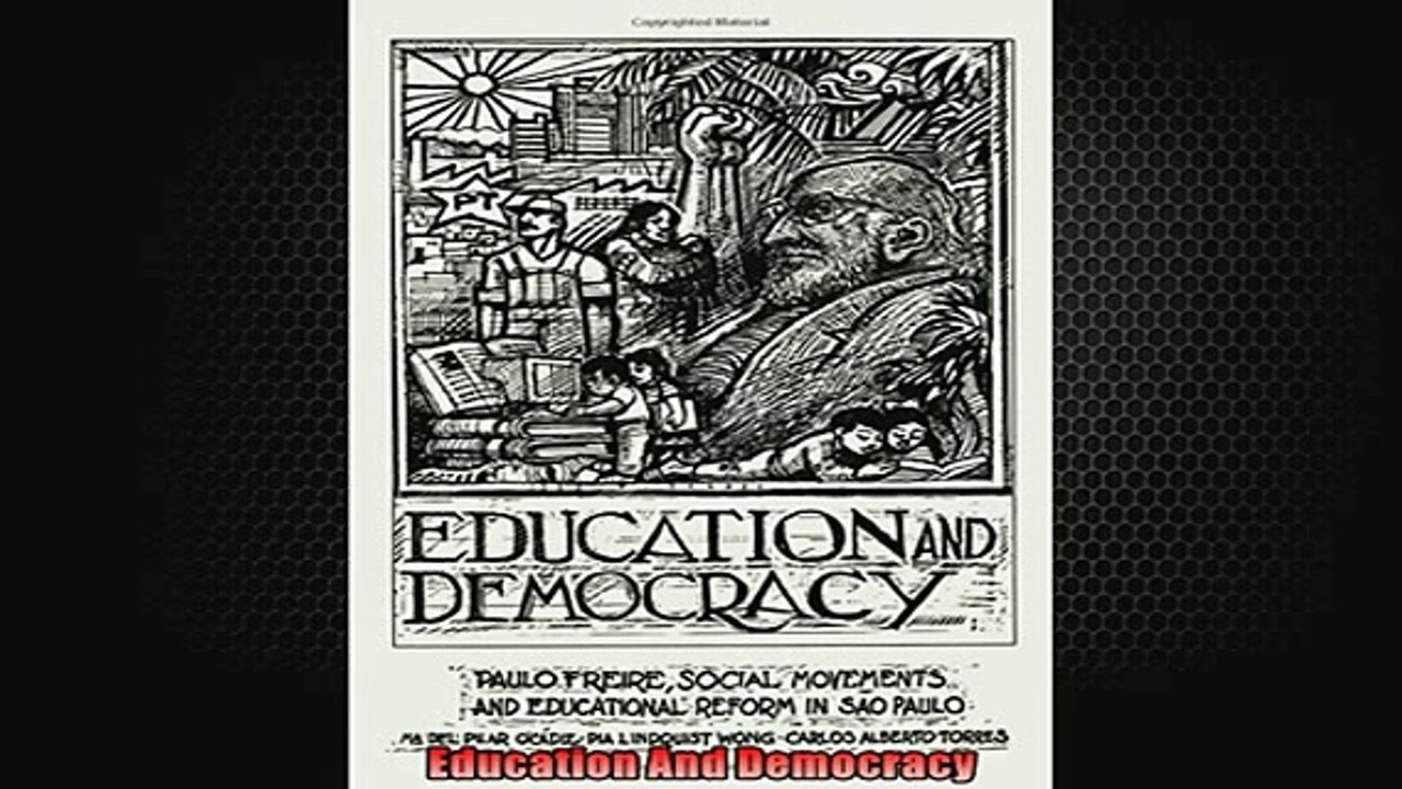 READ book  Education And Democracy  FREE BOOOK ONLINE