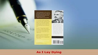 Download  As I Lay Dying  Read Online