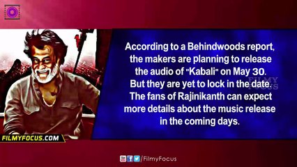 Rajinikanth's Kabali Audio To Be Released This Month - Filmyfocus.com
