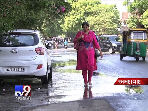 Overflowing drains plague residents, Ahmedabad - Tv9 Gujarati