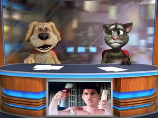 Talking Tom and Ben get into a fight over Shampoo and Condi