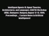Read Intelligent Agents III. Agent Theories Architectures and Languages: ECAI'96 Workshop (ATAL)