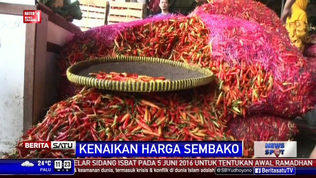 Pasokan Sembako Lancar, Harga Bahan-bahan Pokok Naik