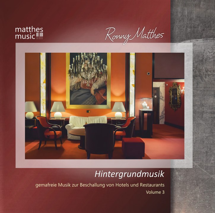 CD - Hintergrundmusik (Vol.  3) - Background Music / Piano Music (Royalty Free) - Komplettes Album