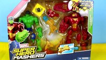 ハルクVS HulkBusterは - マーベルのスーパーヒーローMashersハルクはハルクバスター玩具レビューを破壊しようとします