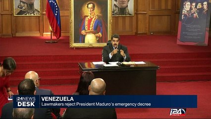 Venezuela: lawmakers reject President Maduro's emergency decree