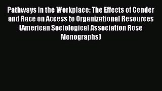 Read Pathways in the Workplace: The Effects of Gender and Race on Access to Organizational