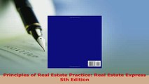 Download  Principles of Real Estate Practice Real Estate Express 5th Edition  EBook