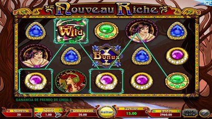Nouveau Riche ilmainen kasino kolikkopeli IGT Video Esikatselu