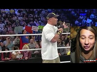 Video herunterladen: WWE Smackdown 11-15-13 John Cena ARM WRESTLES Alberto Del Rio Live Commentary