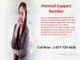 Get best support by technical experts call 1-877-729-6626 Hotmail Support