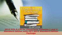 PDF  2012 ICD9CM for Physicians Volumes 1 and 2 Standard Edition with CPT 2011 Standard Read Online