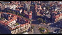 Milan/Milano City Tour: Google Earth by GPS Track Log , Ver.2