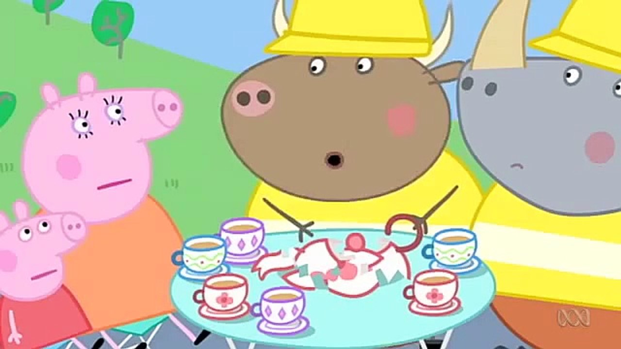 Peppa Pig Series 4 Episode 44   Mr Bull in a China Shop