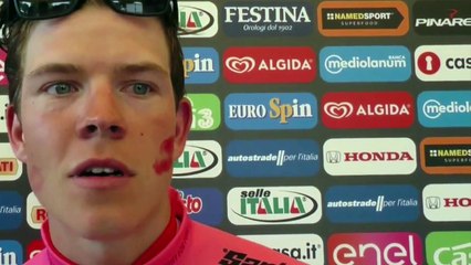 Giro 2016 - Bob Jungels : "C'était une journée spéciale cette 11e étape avec le maillot rose"