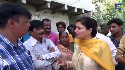 Indian MP Falls Down Sewer During TV Interview