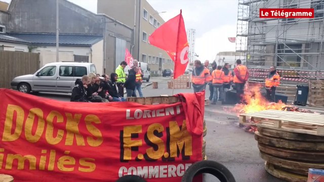 Lorient. Le dépôt pétrolier du port bloqué